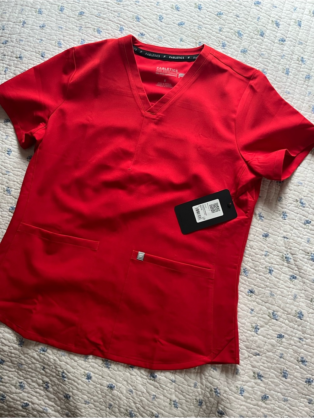 Fabletics Red Scrub Set